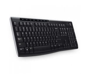 Logitech K270 bežična tipkovnica, Unifying, crna