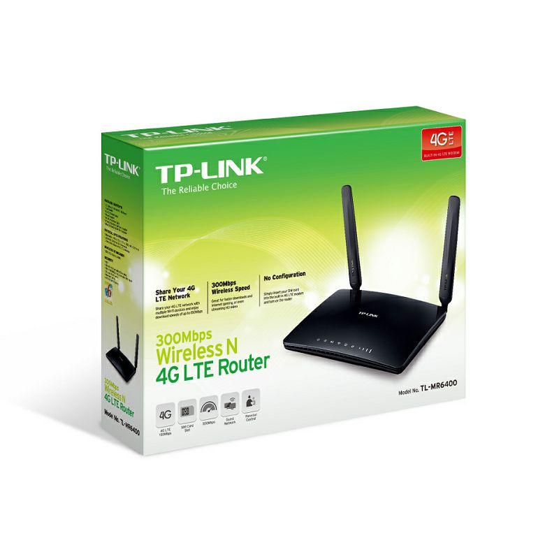 TP-Link TL-MR6400 300Mbps Wireless N 4G LTE Router - Slika 2