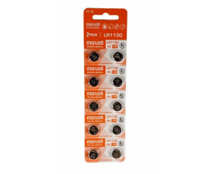 Maxell alk. dugm. baterija LR1130,10kom, 5x2