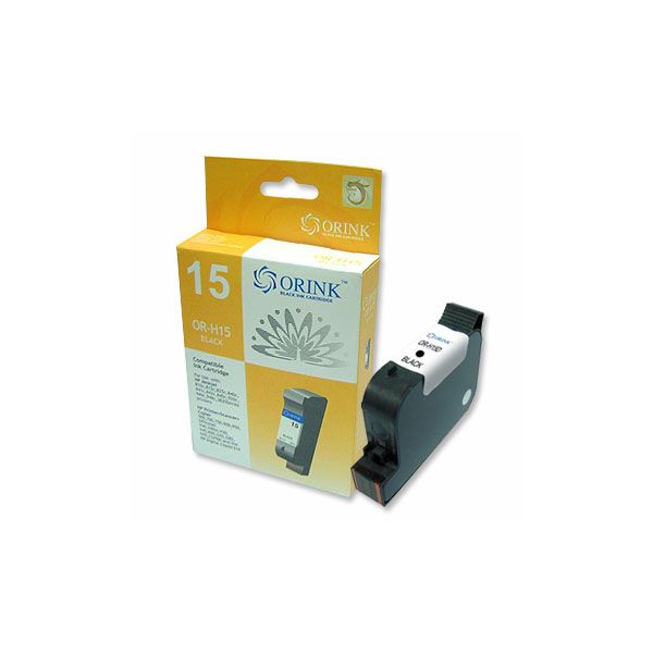 Orink tinta za HP, C6615DE, No.15, crna - Slika 2