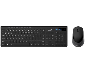 Genius SlimStar 8230, bež. tipkovnica i miš,silent