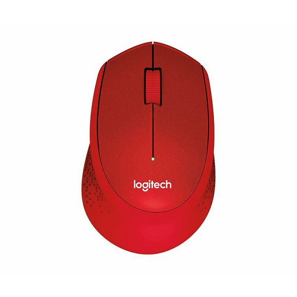 Logitech M330 Silent+ bežični optički miš, crvena - Slika 2