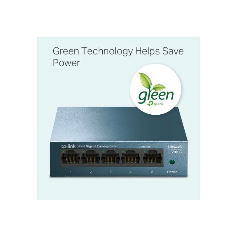 TP-Link LS105G, 5-Port Gigabit Switch, steel - Slika 2