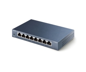 TP-Link TL-SG108, 8-port GbE switch, metalno