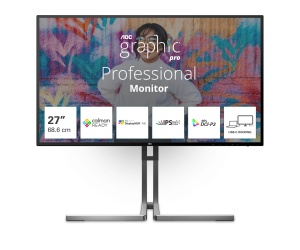 AOC Q27U3CV, 27", QHD, HDMI, DP, USB-C, RJ45, Calm