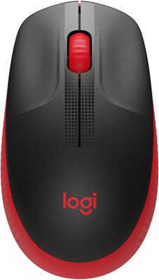 Logitech M190 bežični optički miš, crveni - Slika 3