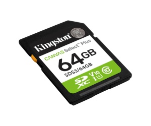 Kingston Canvas Select Plus SD, R100MB, 64GB