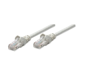 Intellinet Cat6, CCA,U/UTP, PVC, RJ45, 5m, sivi