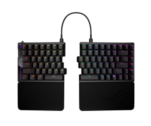 ASUS ROG FALCATA, bež. tipkovnica, crna