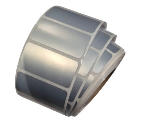 Etikete 40x20 - 1000 kom rola,f40, PET silver