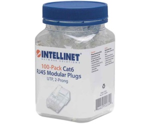 Intellinet konektor, UTP, CAT6, RJ45, 100 kom