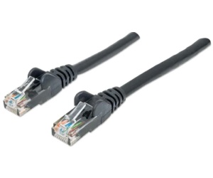Intellinet Cat6, CCA, U/UTP, PVC, RJ45,15m, crni