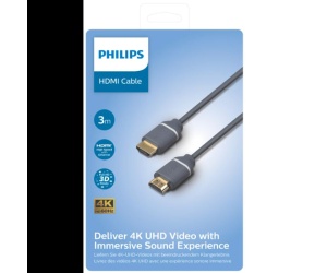 Philips HDMI kabel 3m, 4K UHD, High Speed