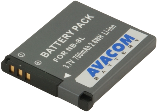 Baterija za Canon NB-8L Li-Ion 3.6V 700mAh 2.6Wh