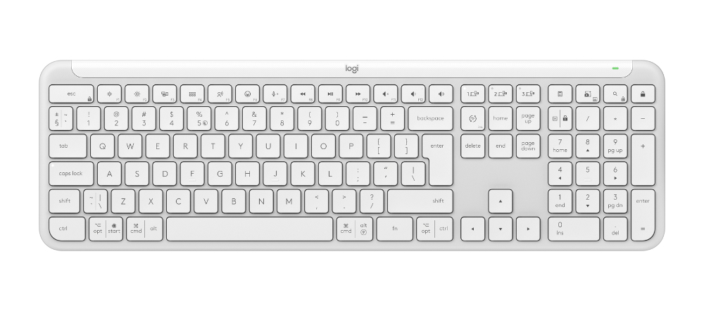 Logitech K950 bežična tipkovnica, bijela