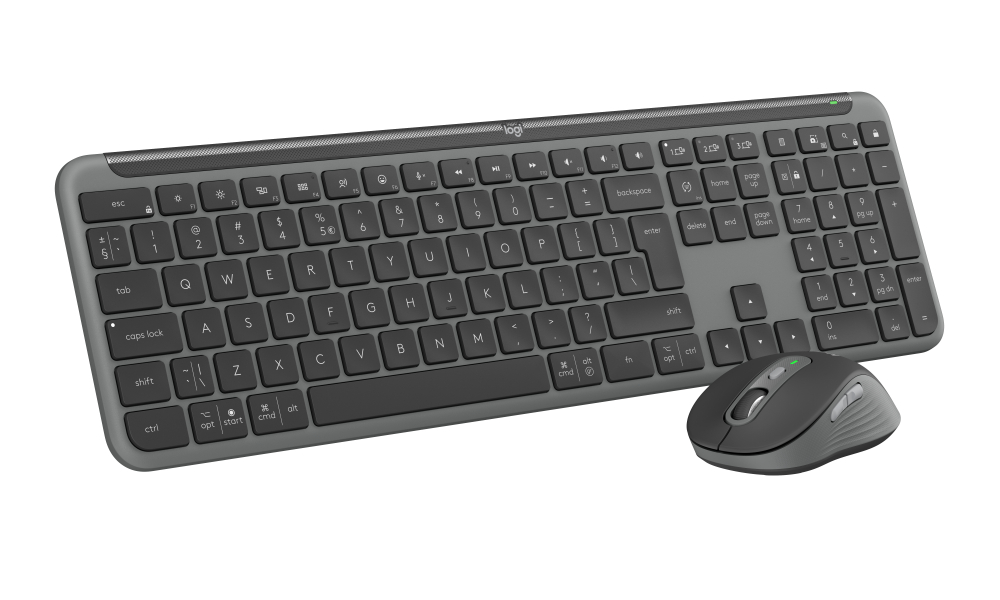 Logitech MK950 bežična tipkovnica i miš, crna