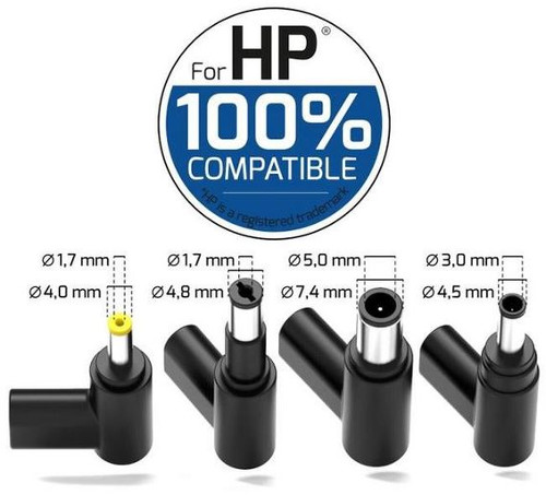 Port punjač 100W GaN2 USB-C za HP NB, 4 nastavka